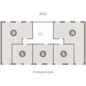 3-к квартира, вторичка, 85м2, 4/7 этаж