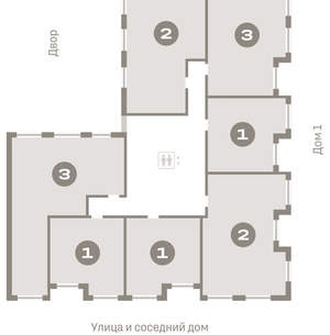 2-к квартира, вторичка, 65м2, 3/11 этаж