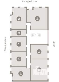 1-к квартира, вторичка, 46м2, 5/17 этаж