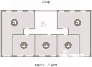 1-к квартира, вторичка, 42м2, 3/7 этаж