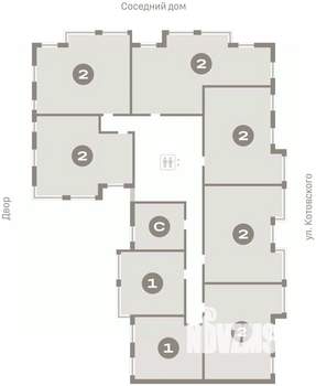 1-к квартира, вторичка, 40м2, 4/7 этаж