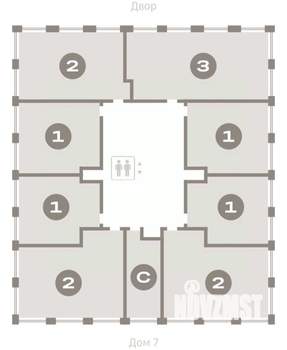 1-к квартира, вторичка, 51м2, 15/17 этаж