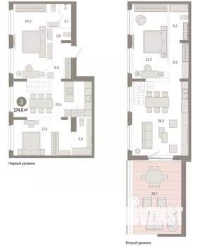 3-к квартира, вторичка, 175м2, 7/7 этаж