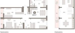 3-к квартира, вторичка, 160м2, 9/10 этаж