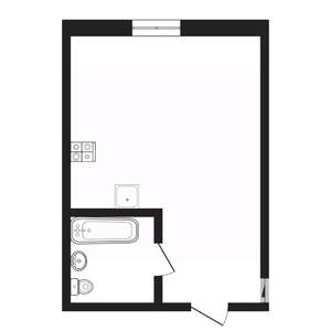 Студия квартира, вторичка, 20м2, 8/9 этаж