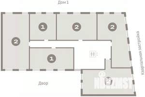 2-к квартира, вторичка, 91м2, 4/10 этаж