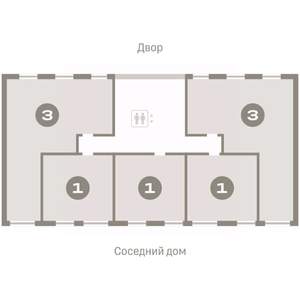 3-к квартира, вторичка, 85м2, 4/7 этаж