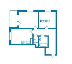 2-к квартира, вторичка, 50м2, 4/15 этаж