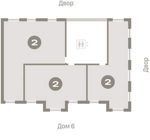 2-к квартира, вторичка, 135м2, 6/16 этаж