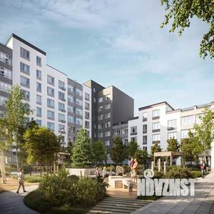 2-к квартира, строящийся дом, 68м2, 4/8 этаж