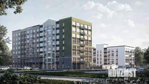 2-к квартира, строящийся дом, 55м2, 6/8 этаж