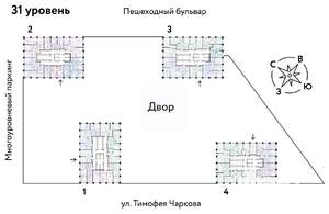2-к квартира, вторичка, 41м2, 31/31 этаж