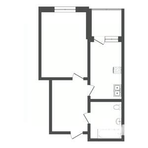 1-к квартира, вторичка, 36м2, 12/17 этаж