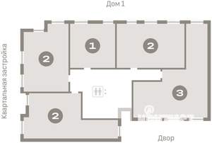 2-к квартира, вторичка, 63м2, 4/10 этаж