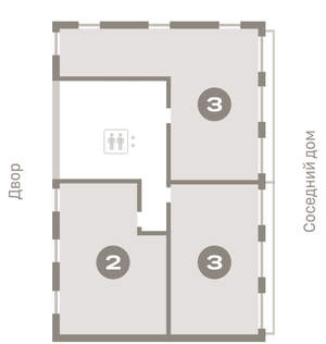 3-к квартира, вторичка, 108м2, 7/16 этаж
