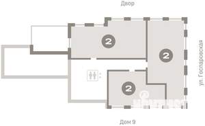 2-к квартира, вторичка, 114м2, 8/8 этаж