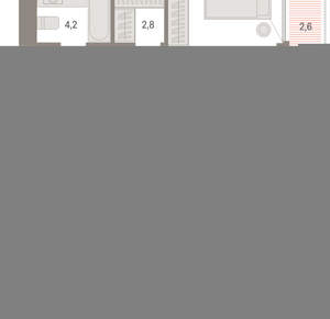 2-к квартира, вторичка, 74м2, 11/16 этаж