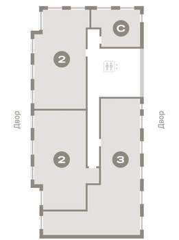 2-к квартира, вторичка, 90м2, 10/11 этаж