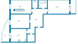 2-к квартира, вторичка, 73м2, 5/24 этаж