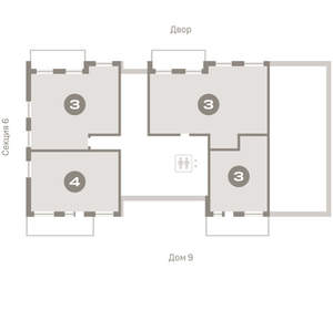 3-к квартира, вторичка, 127м2, 1/8 этаж