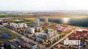 1-к квартира, строящийся дом, 38м2, 3/8 этаж