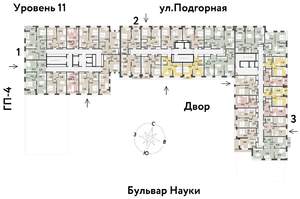 2-к квартира, строящийся дом, 36м2, 11/16 этаж