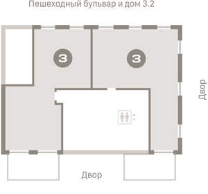 3-к квартира, вторичка, 113м2, 2/11 этаж