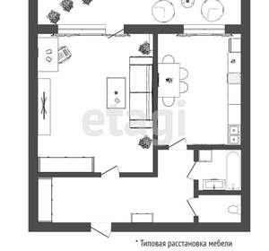 1-к квартира, вторичка, 36м2, 1/9 этаж