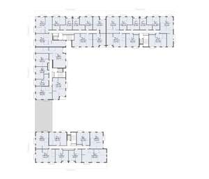 2-к квартира, строящийся дом, 56м2, 3/9 этаж