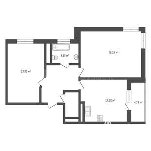 2-к квартира, вторичка, 91м2, 19/20 этаж