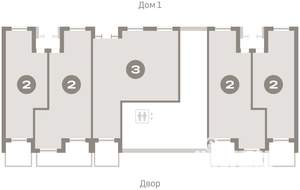 2-к квартира, вторичка, 107м2, 1/10 этаж