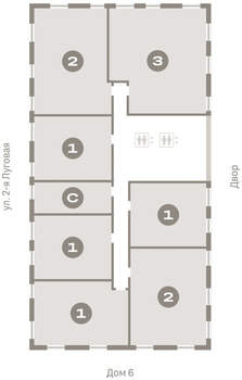 3-к квартира, вторичка, 99м2, 14/16 этаж