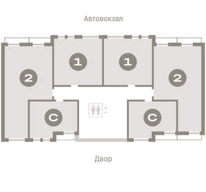 2-к квартира, вторичка, 65м2, 9/17 этаж