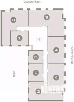 3-к квартира, вторичка, 98м2, 8/9 этаж