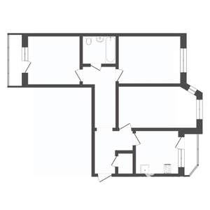 3-к квартира, вторичка, 97м2, 9/9 этаж