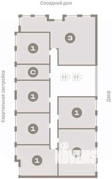 3-к квартира, вторичка, 111м2, 10/17 этаж