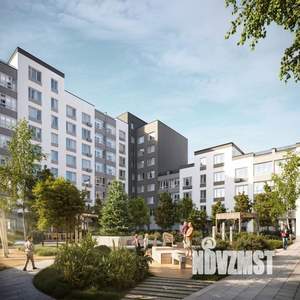 1-к квартира, строящийся дом, 45м2, 6/8 этаж