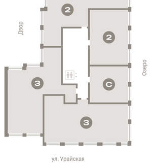 2-к квартира, вторичка, 84м2, 2/8 этаж