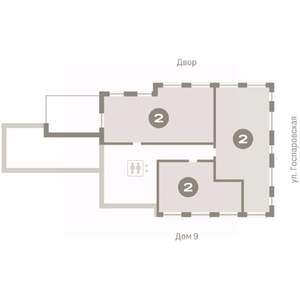 2-к квартира, вторичка, 115м2, 8/8 этаж