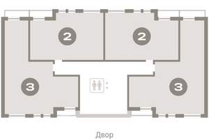 2-к квартира, вторичка, 60м2, 9/17 этаж