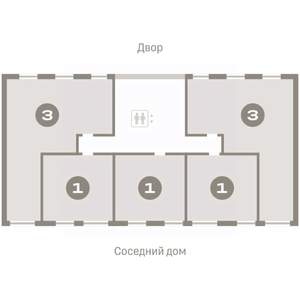 3-к квартира, вторичка, 85м2, 3/7 этаж
