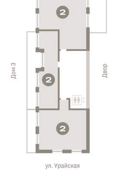 2-к квартира, вторичка, 110м2, 8/8 этаж