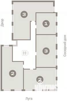 3-к квартира, вторичка, 86м2, 6/7 этаж