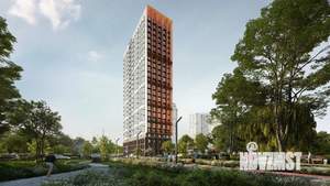 1-к квартира, строящийся дом, 38м2, 4/25 этаж