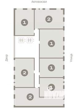 2-к квартира, вторичка, 65м2, 3/17 этаж