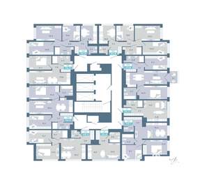 1-к квартира, строящийся дом, 36м2, 3/25 этаж
