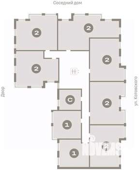 2-к квартира, вторичка, 66м2, 3/7 этаж