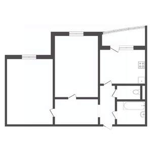 2-к квартира, вторичка, 62м2, 4/14 этаж