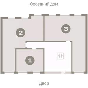 3-к квартира, вторичка, 82м2, 5/9 этаж