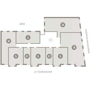 1-к квартира, вторичка, 57м2, 8/10 этаж